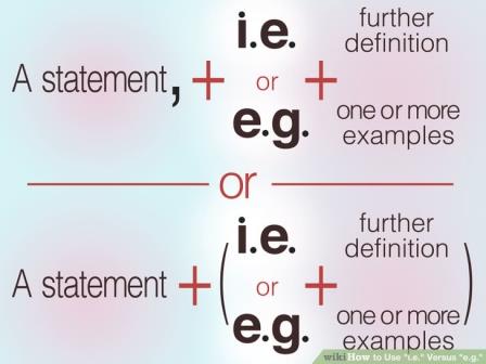 تمایز بین i.e و e.g